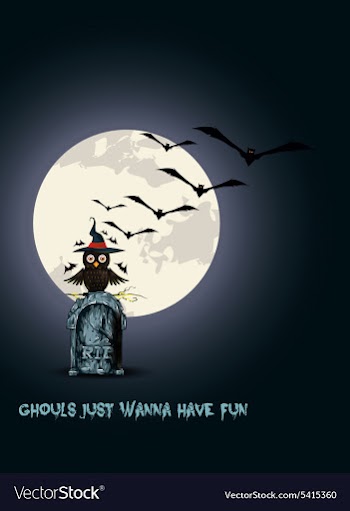 Halloween background vector image