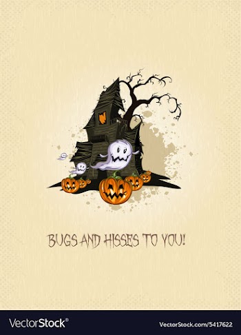 Halloween background vector image