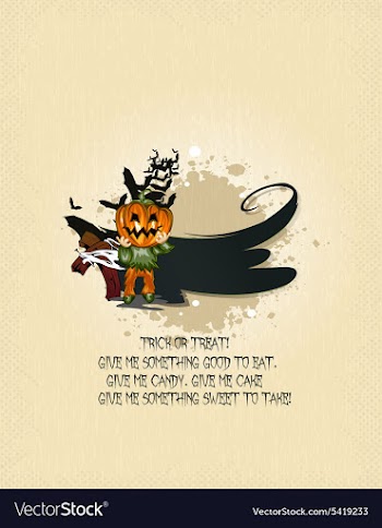 Halloween background vector image