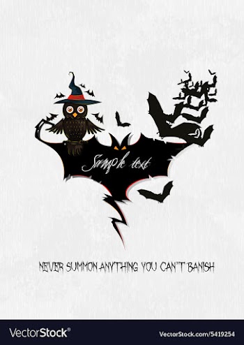 Halloween background vector image