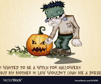 Halloween background vector image