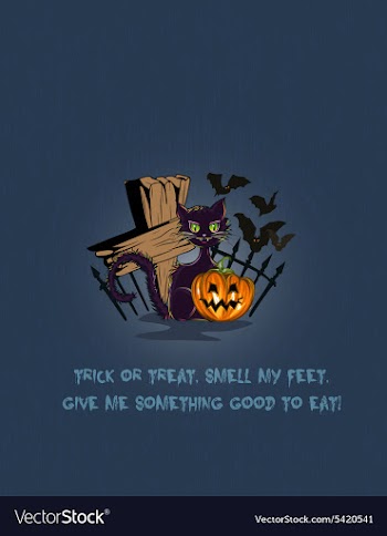 Halloween background vector image