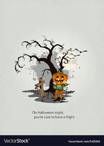 Halloween background vector image