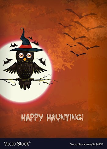 Halloween background vector image