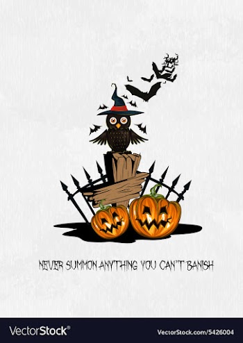 Halloween background vector image
