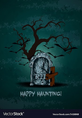 Halloween background vector image