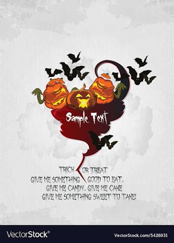 Halloween background vector image