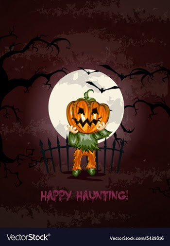 Halloween background vector image