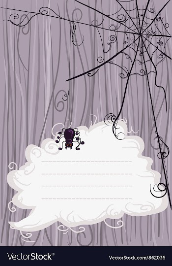 Halloween background vector image