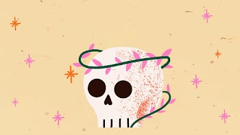 Halloween background wallpaper, spooky skull… | Free stock illustration | High Resolution graphic