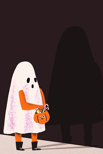 Halloween background wallpaper vector, cute… | Free stock illustration | High Resolution graphic