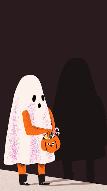 Halloween background wallpaper vector, cute… | Free stock illustration | High Resolution graphic