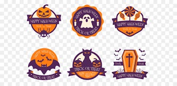 Halloween badge design 