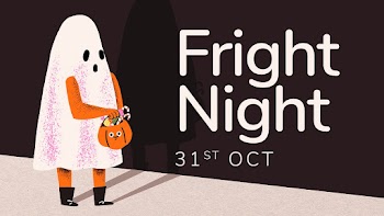 Halloween banner template vector, cute white… | Free stock illustration | High Resolution graphic