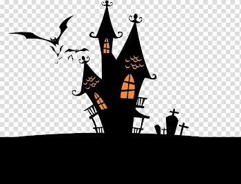 Halloween Bats Facebook , Halloween house transparent background PNG clipart