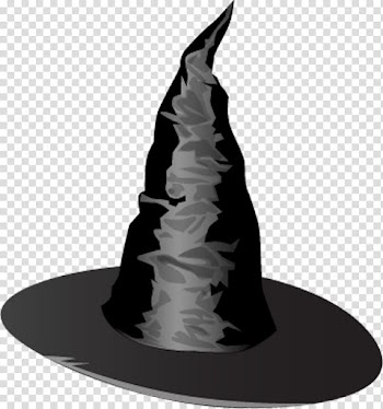 Halloween, black and grey wizard hat transparent background PNG clipart