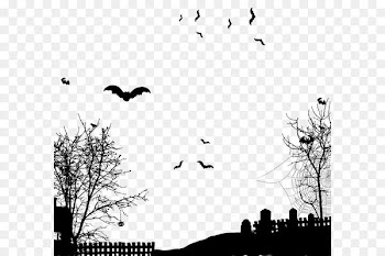 Halloween Black and white Ink - Halloween 