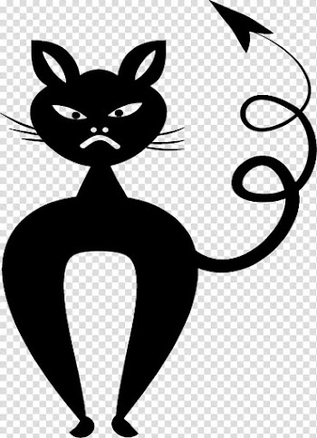 Halloween , black cat illustration transparent background PNG clipart
