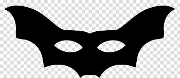 Halloween , black mask transparent background PNG clipart