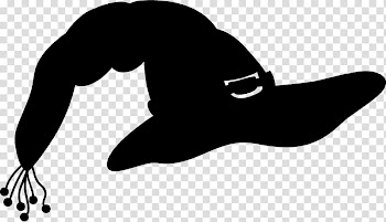 Halloween , black witch hat art transparent background PNG clipart