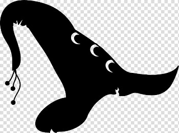 Halloween , black witch hat illustration transparent background PNG clipart