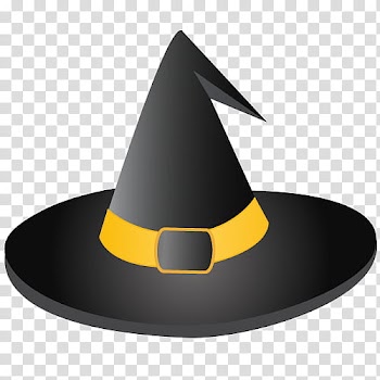 Halloween, black witch hat illustration transparent background PNG clipart