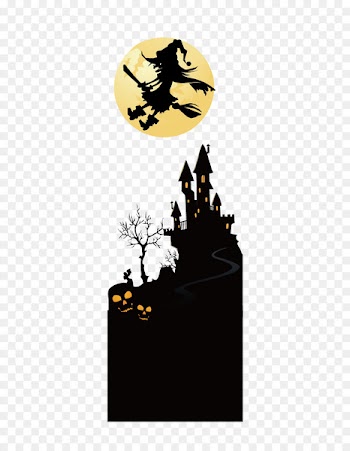 Halloween Boszorkxe1ny Disguise Illustration - Witch riding a broom 