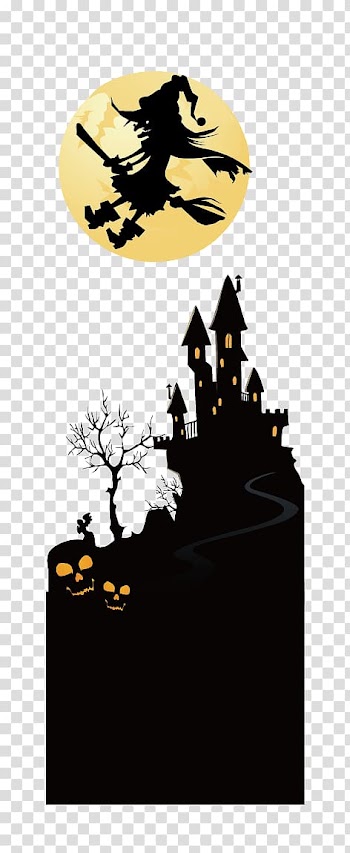 Halloween Boszorkxe1ny Disguise Illustration, Witch riding a broom transparent background PNG clipart