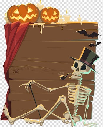 Halloween cake Birthday , black hat skull transparent background PNG clipart