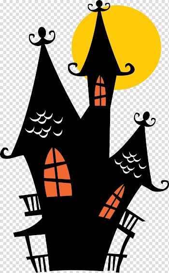 Halloween cake Haunted house Wall decal , Halloween transparent background PNG clipart