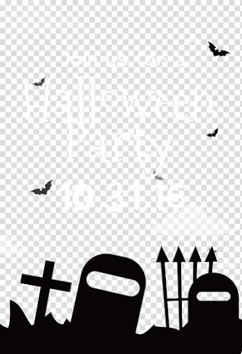 Halloween card, Halloween Tomb collect cards transparent background PNG clipart
