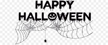 Halloween card Shutterstock Clip art - Spider net Halloween art word 