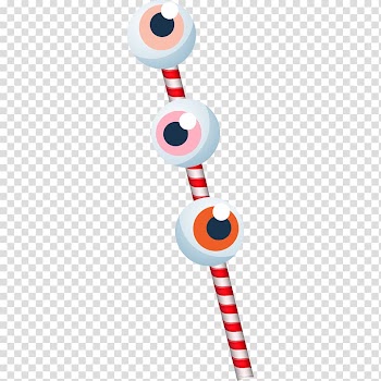 Halloween Cartoon, Cartoon hand painted eye candy transparent background PNG clipart