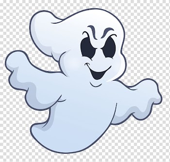 Halloween Cartoon , Ghost transparent background PNG clipart