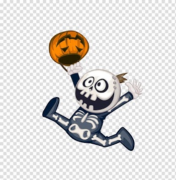 Halloween Cartoon, Halloween cartoon hand-painted material transparent background PNG clipart