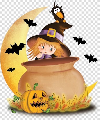 Halloween Cartoon Witchcraft , Halloween transparent background PNG clipart
