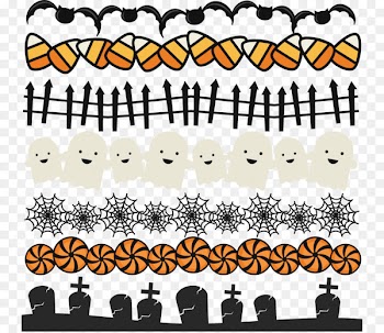 Halloween Clip art - Halloween Border PNG Image 
