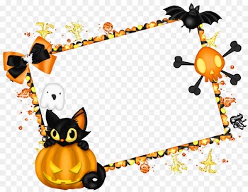 Halloween Clip art - Halloween Frame Cliparts 