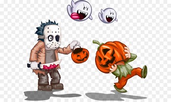 Halloween Clip art - Halloween ghost pumpkin vector material imp 
