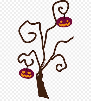 Halloween Clip art Portable Network Graphics Image Design - halloween fall tree 