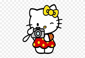 Halloween Clipart Hello Kitty - Hello Kitty With Camera