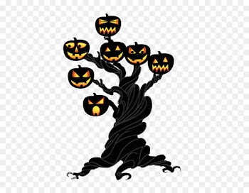 Halloween Clothing Taobao Canvas - Halloween Tree 