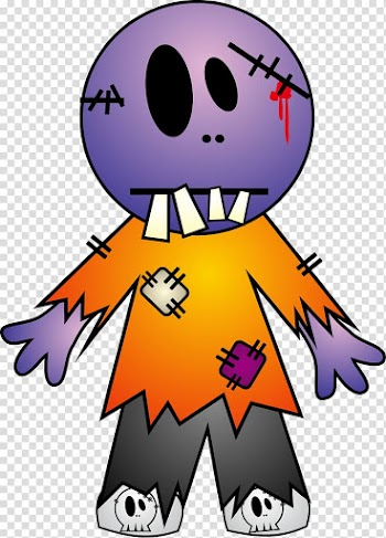 Halloween , Colored monster transparent background PNG clipart