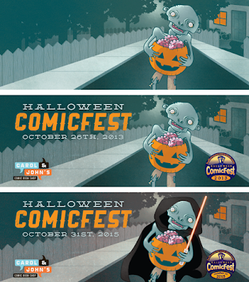 Halloween Comicfest header — Jes!