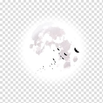 Halloween Computer file, Moon Bat transparent background PNG clipart