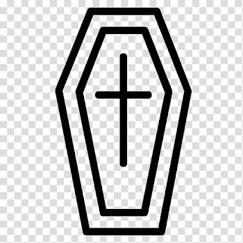 Halloween Computer Icons Flat design, coffin transparent background PNG clipart