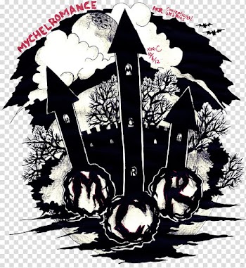 HALLOWEEN CONVENTIONAL WEAPONS logo, black arrow transparent background PNG clipart