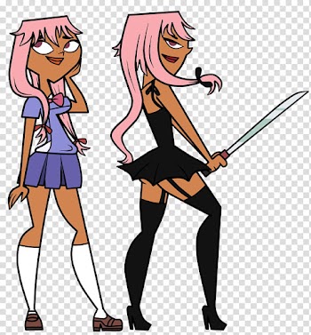 Halloween Cosplay Courtney as Yuno Gasai transparent background PNG clipart
