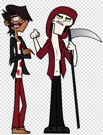 Halloween Cosplay Mike and Ennui, Total Drama cartoon illustration transparent background PNG clipart