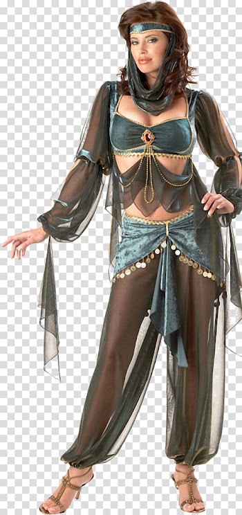 Halloween costume Belly dance Clothing Dress, dress transparent background PNG clipart